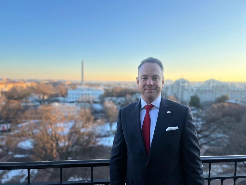 Mark Taylor in Washington DC for inaugeration